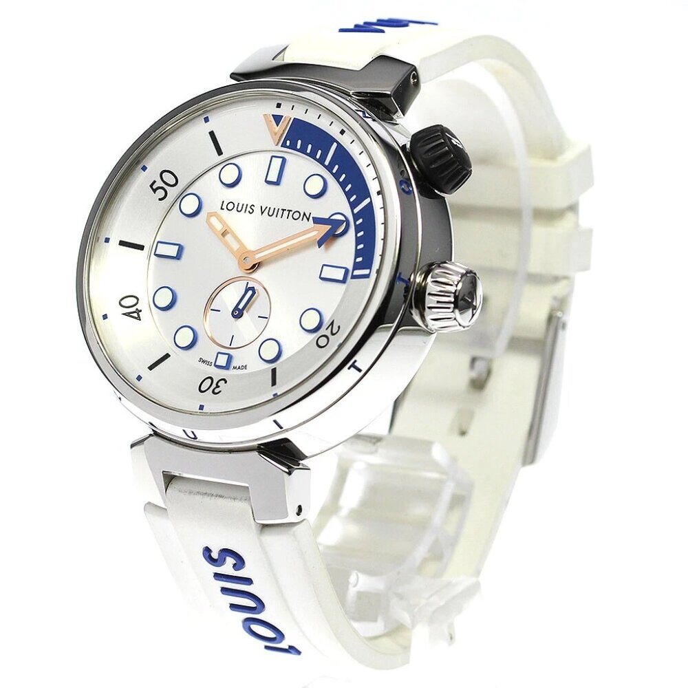 LOUIS VUITTON Tambour Street Diver QA124 Small seconds Quartz Men's Watch_807370